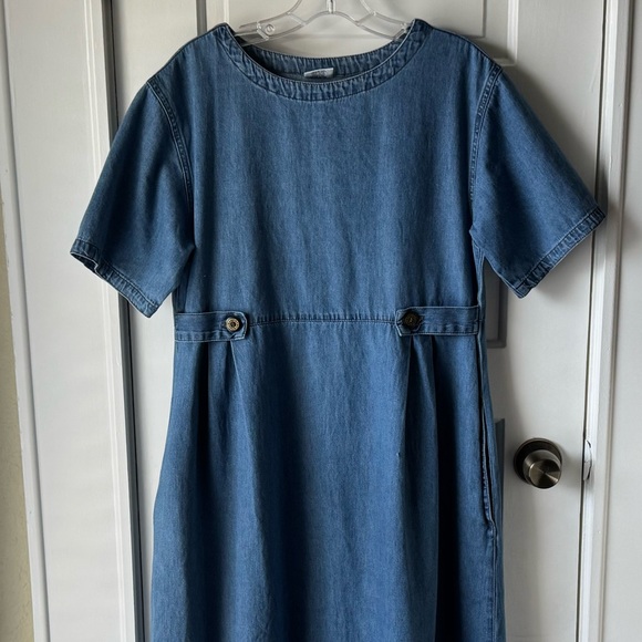 Vintage CMC Color Me Cotton Denim Dress - Picture 2 of 8